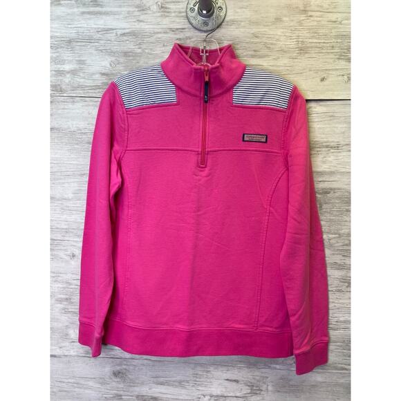 Vineyard Vines Tops - Vineyard Vines Sweatshirt Womens‎ S Pink 1/4 Zip Long Sleeve Pullover